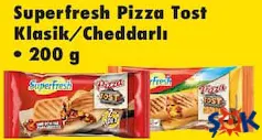SUPERFRESH PİZZA TOST KLASİK/CHEDDARLI 200 G